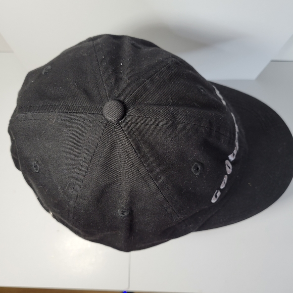 Mens K-Products Black Goodyear Adjustable Baseball Hat - Picture 6 of 8